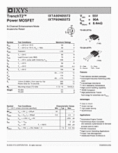 DataSheet IXTP90N055T2 pdf